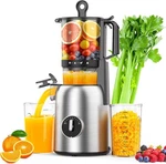 Cowsar Cold Press Juicer, Machines With 5.4" Wide Feed Chute. Fixed Price $85.00.