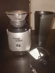 Magic Bullet Mini Juicer 400-WATT Silver & Black Powerbase Only. Fixed Price $15.95.