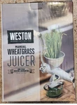 Weston Manual Wheatgrass Juicer Extraction Heavy-duty 36-3701-W. Fixed Price $35.95.