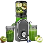 Pukomc Slow Juicer, 300W Cold Press With 5.3 In Wide Feed Chute,. Fixed Price $60.00.