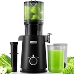 Ecoself Juicer Machine With 4.35" Wide Mouth, Black. Fixed Price $36.00.