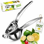 Tezz Premium Lemon Squeezer, Heavy Duty Handhelp Juicer Large, Silver. Fixed Price $28.99.