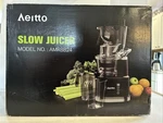 Aeitto Slow Juicer AMR8824 Black Speed Masticating Maximum Nutrition. Fixed Price $34.96.