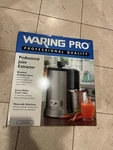 Waring Pro Health Extractor Juicer Model JEX328 Brand New Unopened Box. Fixed Price $89.00.