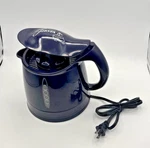Discontinued Fiesta Cobalt Blue Electric Citrus Juicer Model CJ-110C. Fixed Price $35.00.