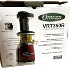 New** Never Opened Omega Vert Low Speed Juicing System VRT350R - Red. Fixed Price $250.00.
