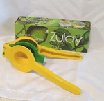 Zulay Metal 2-IN-1 Lemon Lime Squeezer Hand Juicer Dual Press Max Extraction Box. Fixed Price $25.00.