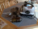 Kuvings 120V Juicer Extractor Silver NJE-3580U. Fixed Price $75.00.