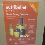Nutribullet Juicer 800W, 27OZ Pitcher, 2-SPEED Black. Fixed Price $50.00.