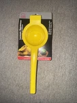 Chef Craft Aluminum Lime / Lemon Squeezer, Yellow. Fixed Price $12.99.