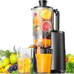 High Yield Cold Press Juicer With 5.5" Chute, Easy Clean, Reverse Function. Fixed Price $99.99.
