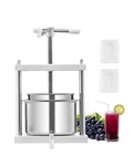 Vevor 5L Fruit Wine Press, Manual Juice Maker, 2 Stainless Steel Barrels. Fixed Price $114.99.