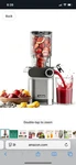 Anybear Cold Press Juicer, 200W Masticating Slow 4.3" Large Feed Chute. Fixed Price $95.00.